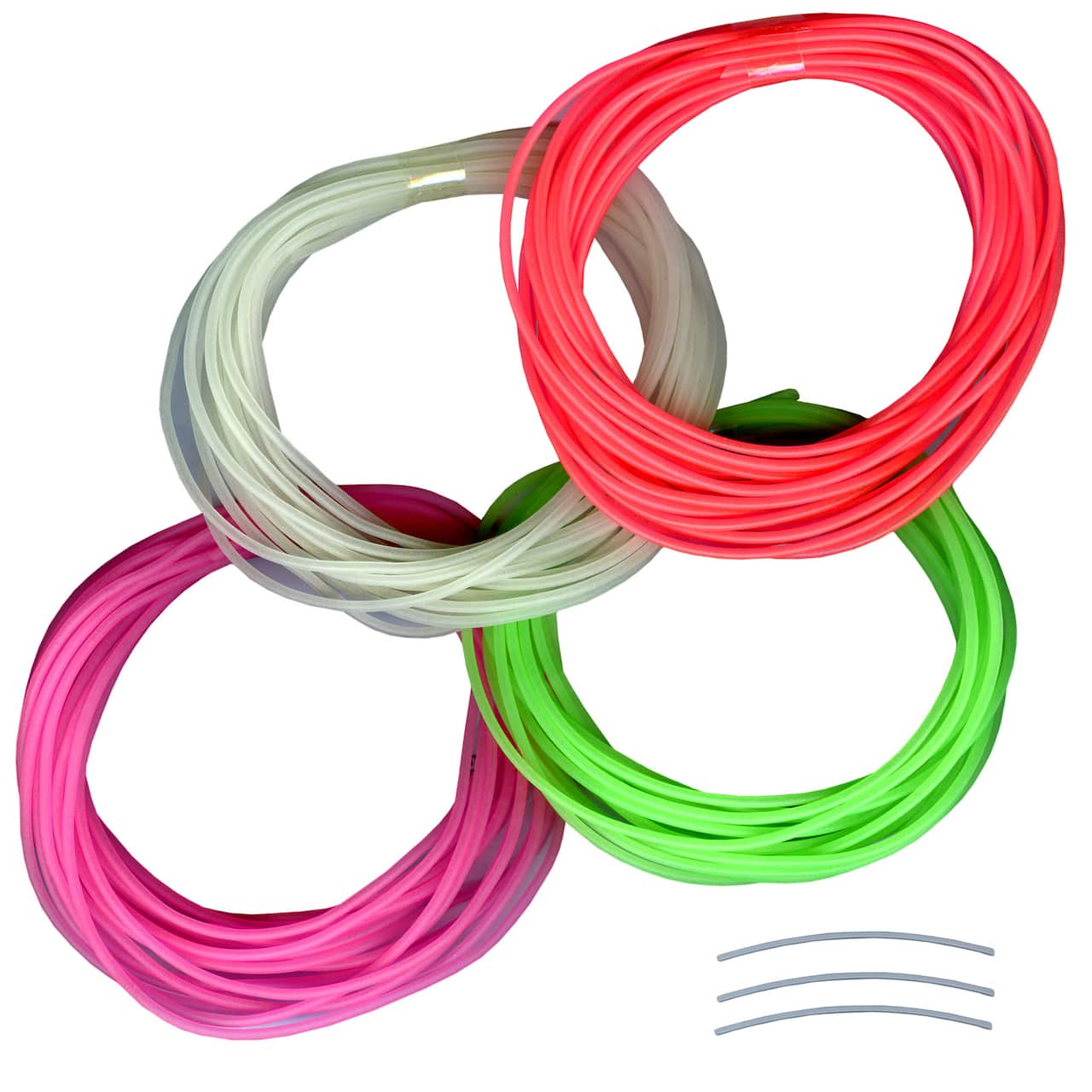 12 Pack: Glow in the Dark Pony Bead Lacing by Creatology™
